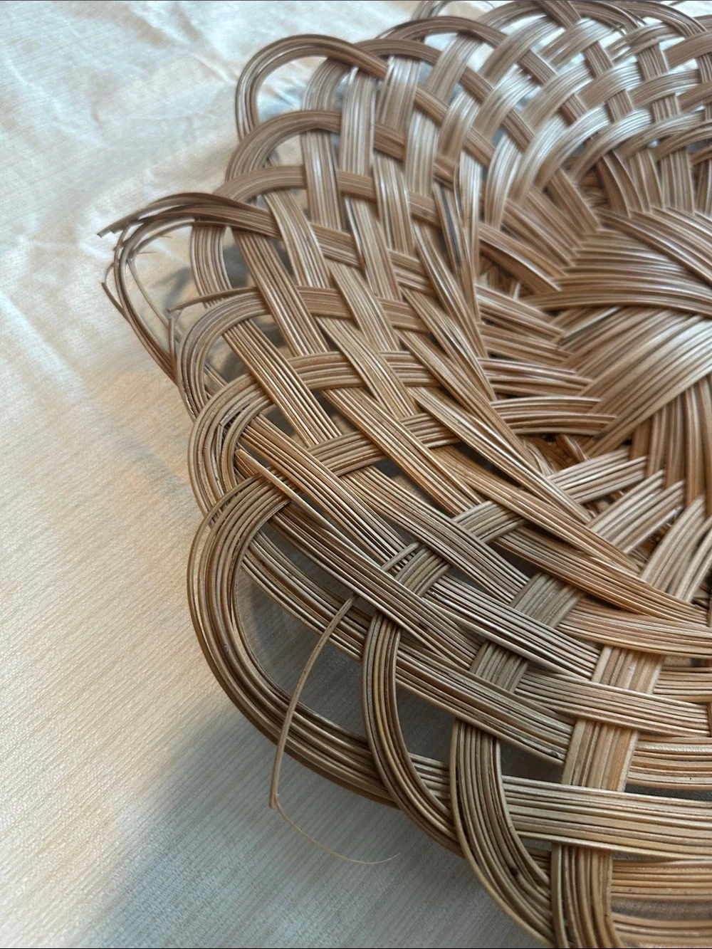 Handwoven Natural Brown Wicker Basket Trio - Home Accents